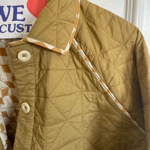 Madewell Quilted Women’s Jacket in Mustard - Picture 3 of 5